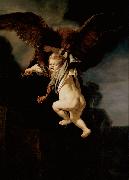 REMBRANDT Harmenszoon van Rijn, The rape of Ganymede (mk33)